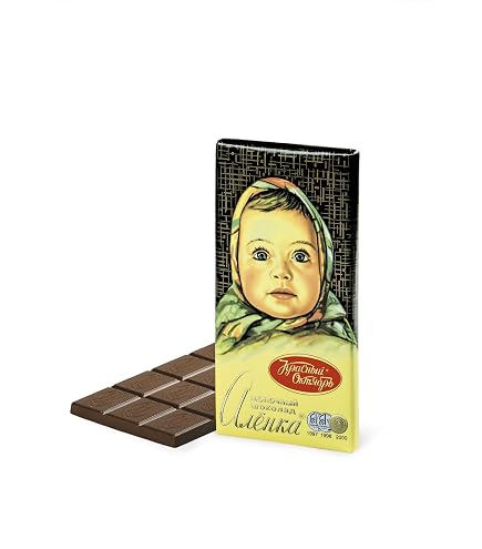 Amazon.com : Chocolate ALENKA Russian Sweet Milk Chocolate 3,5Oz
